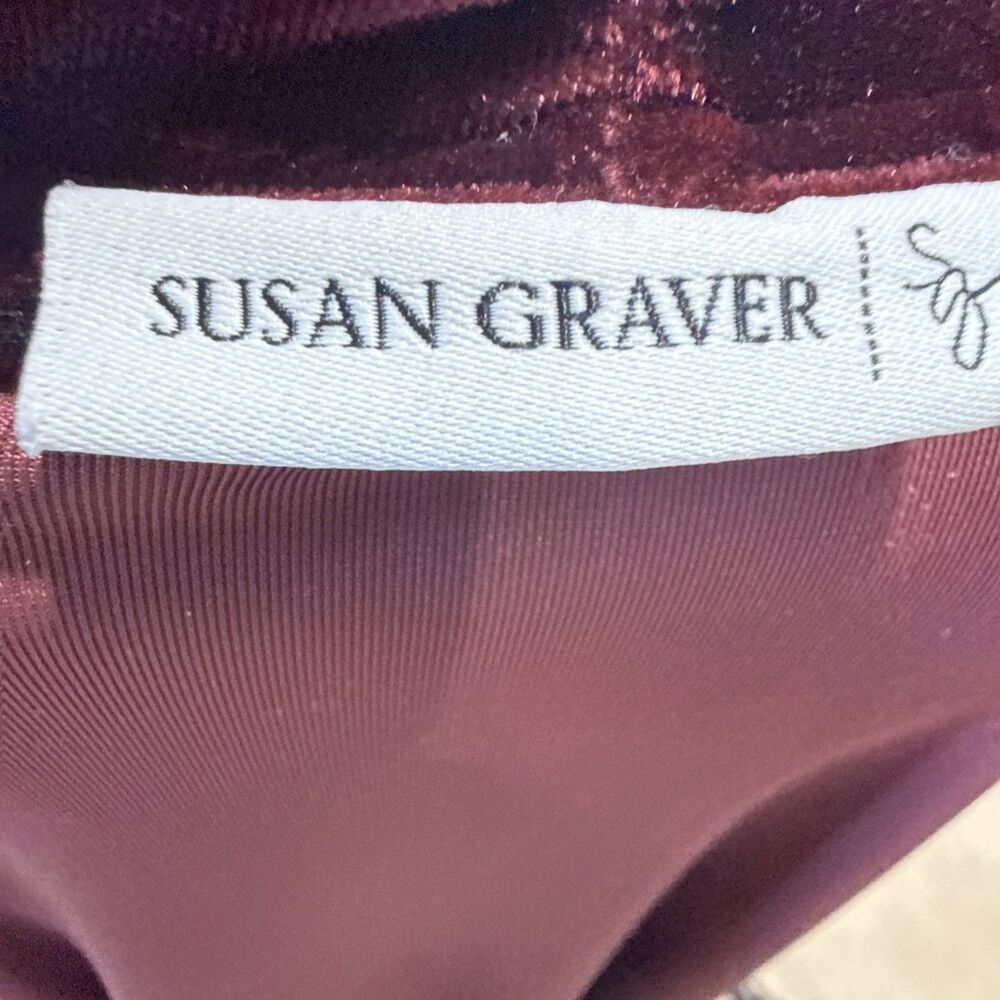 Susan Graver Tank Top and Jacket Size 2X? Wine Whimsigoth Dark Romantic - Picture 10 of 11